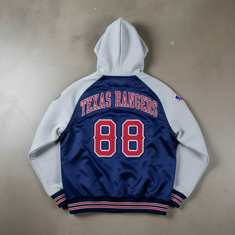 Texas Rangers Bomber Hoodie Jacket - World Series Champions Gift - LeagueLockerGear