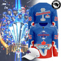 Toronto Rock 2026 NLL Champions Merchandise Hockey Jersey - NovusOris Best Merch For Fans