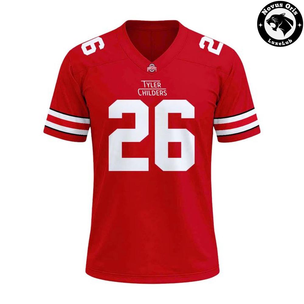 Tyler Childers x Ohio State Buckeyes - Buckeye Country Superfest 2026 Ohio Stadium Jersey - NovusOris Best Merch For Fans