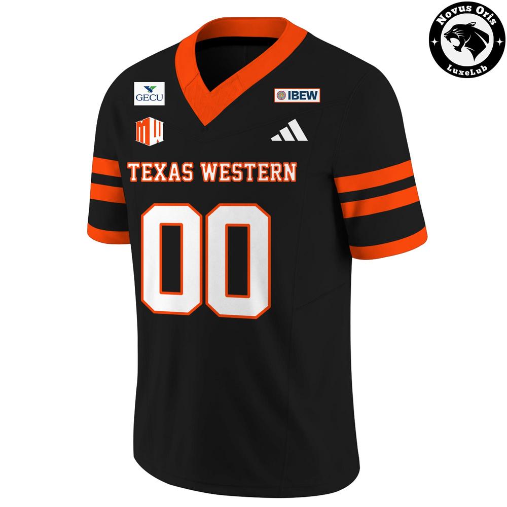 UTEP Miners Texas Western 2026 Blackout Custom Football Jersey - NovusOris Best Merch For Fans