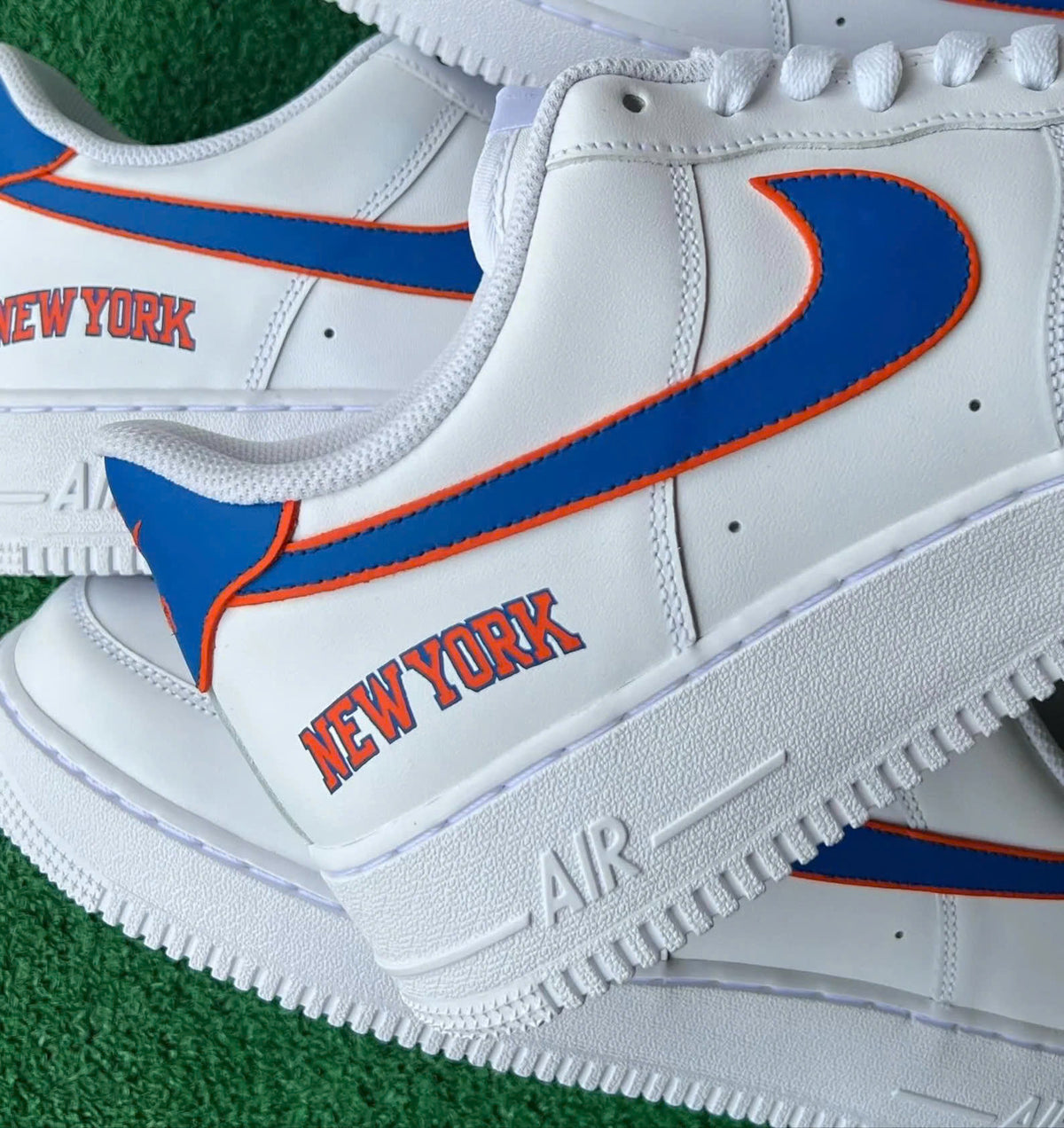 New York Knicks White Sneakers 2025 – NBA Basketball Shoes for Everyday Wear - LeagueLockerGear