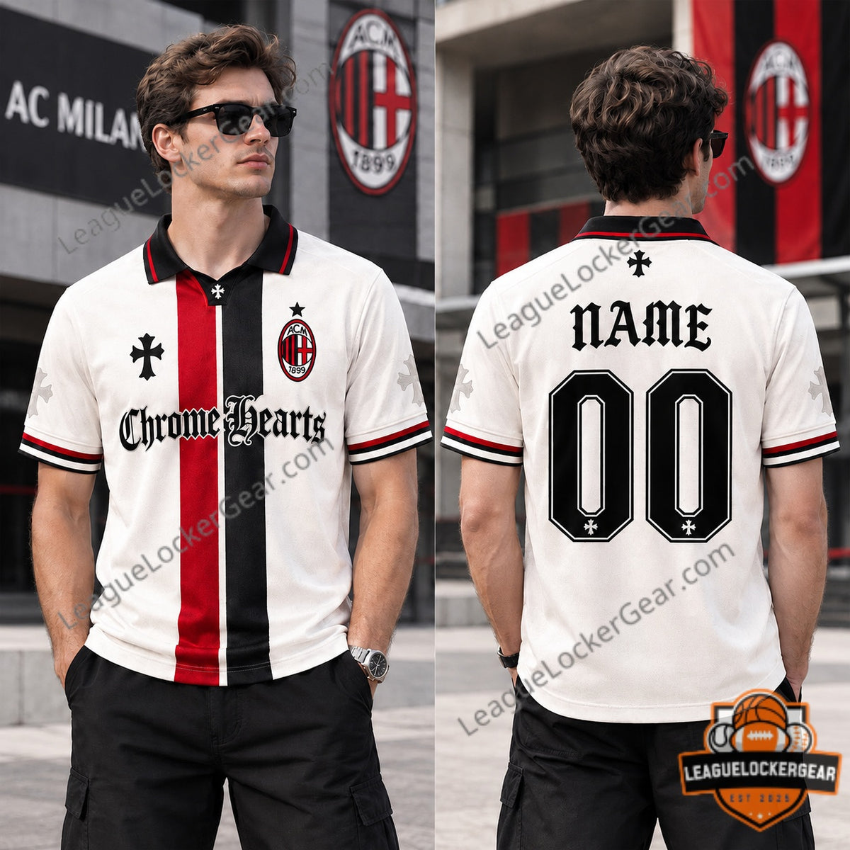 AC Milan x Chrome Hearts Polo Jersey 2026