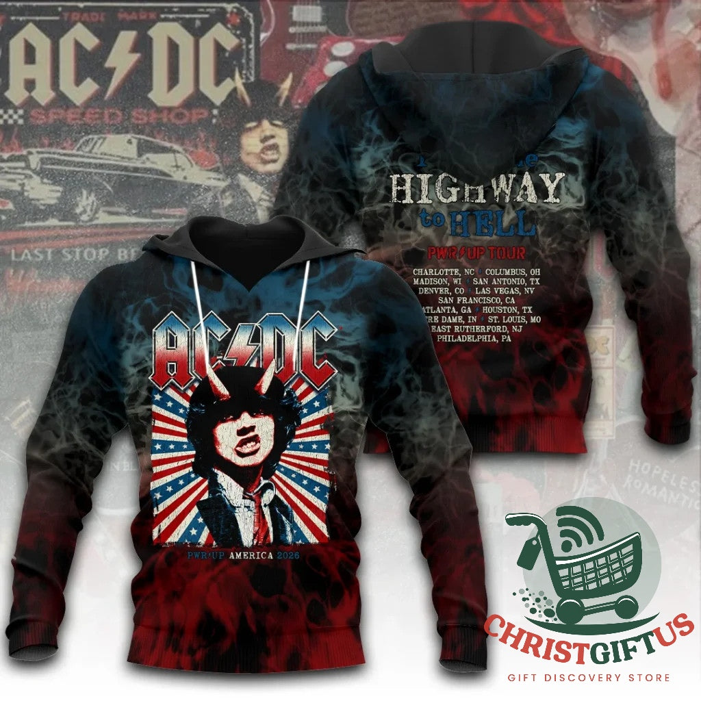 AC/DC Highway to Hell 2026 Hoodie