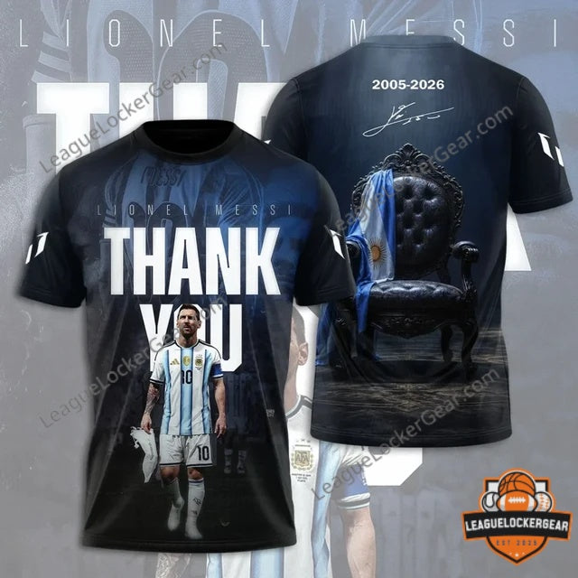 Argentina Lionel Messi 2005-2026 Thank You Football Jersey