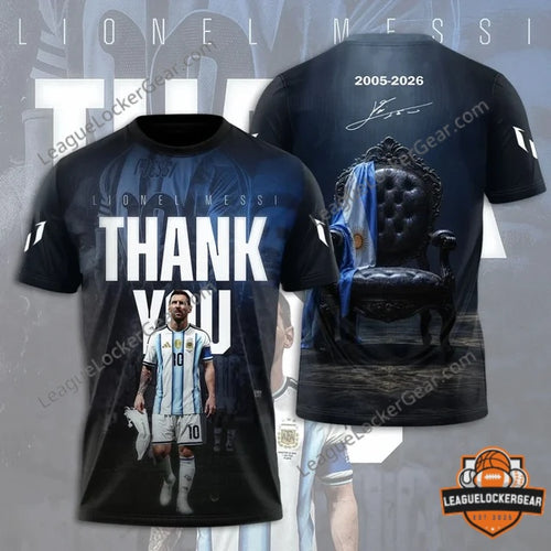 Argentina Lionel Messi 2005-2026 Thank You Football Jersey
