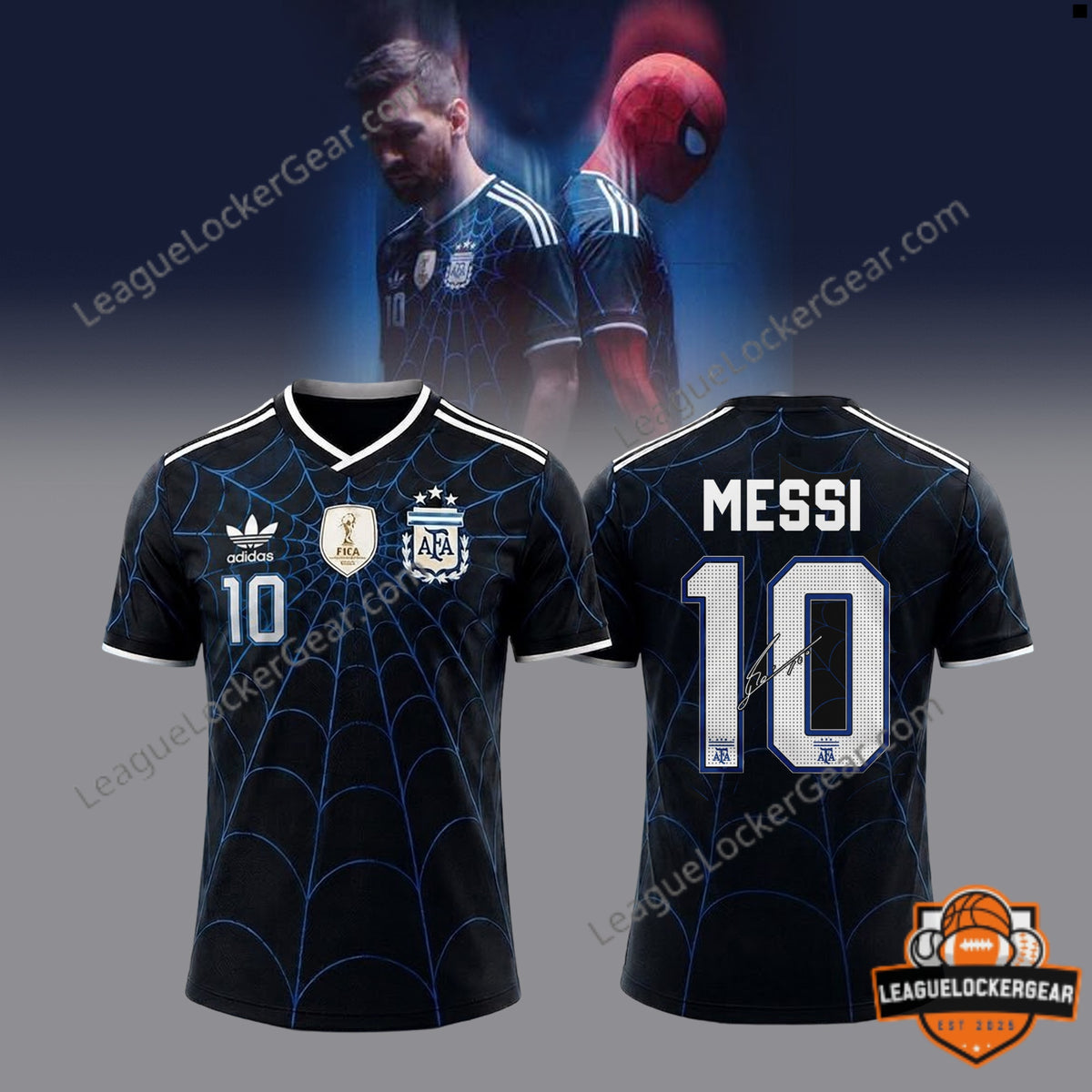 Argentina Messi x Spider-Man Brand New Day Football Jersey - LeagueLockerGear