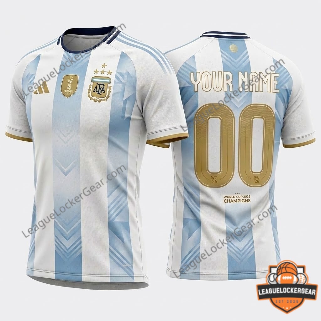 Argentina World Cup 2026 Champions Soccer Jersey - LeagueLockerGear