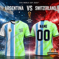 Argentina vs Switzerland FIFA World Cup 2026 Football Jersey - LeagueLockerGear