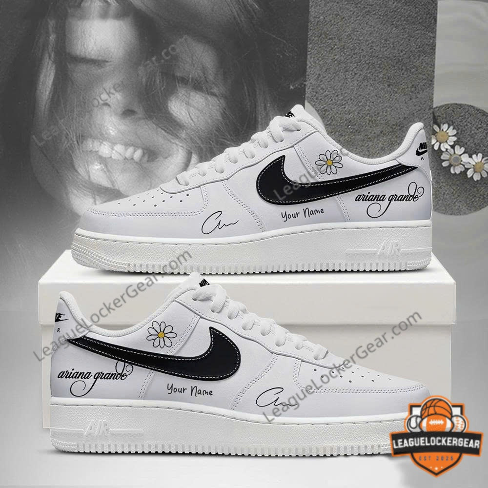 Ariana Grande Signature Daisy Custom Nike Air Force 1 Shoes - LeagueLockerGear