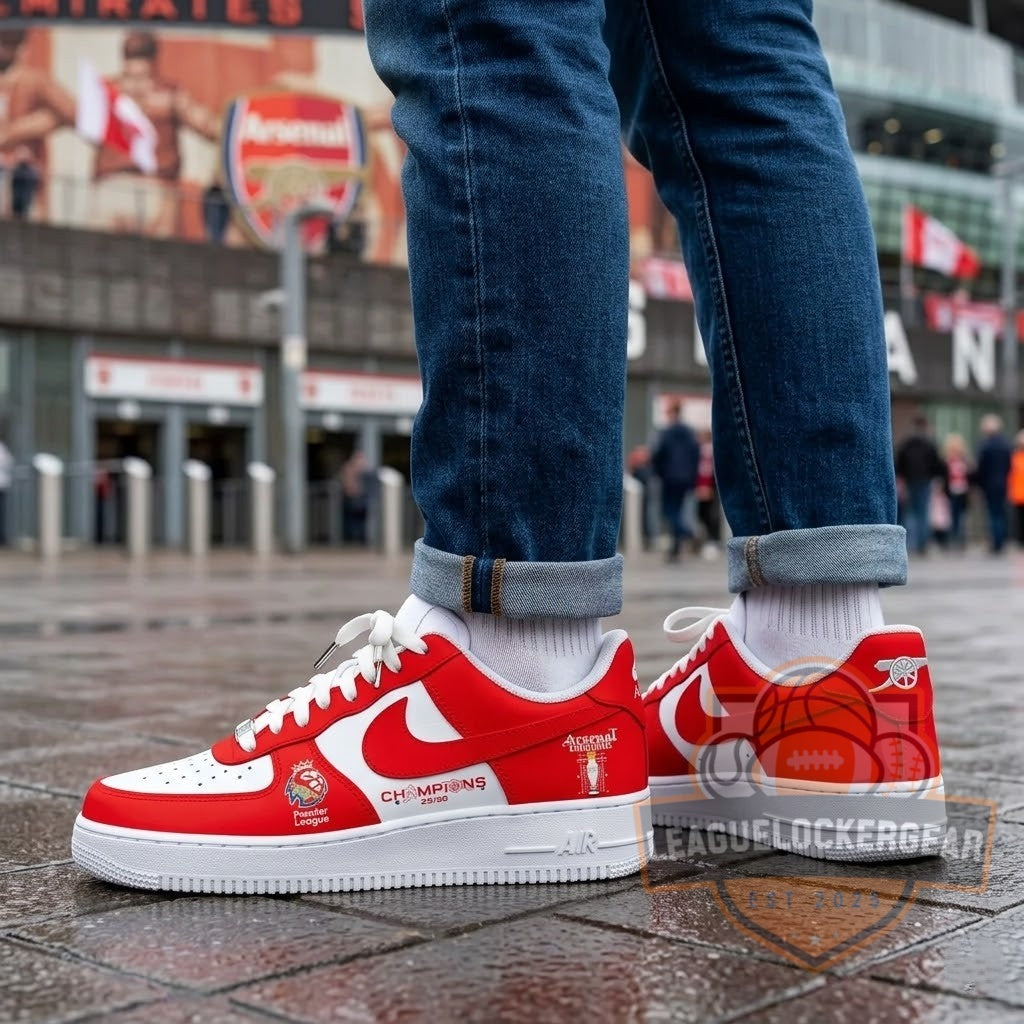 Arsenal Premier League Champions 25/26 Sneakers - LeagueLockerGear