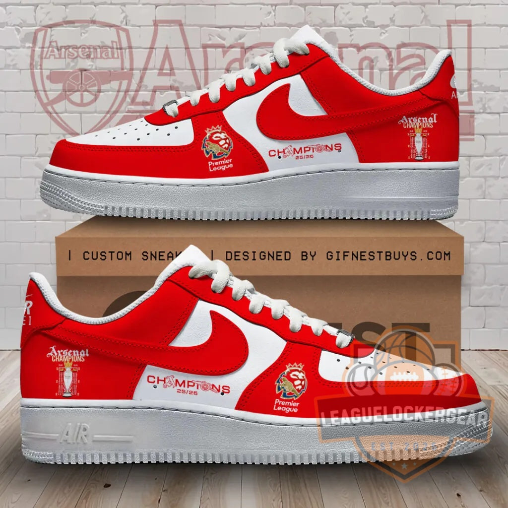 Arsenal Premier League Champions 25/26 Sneakers - LeagueLockerGear