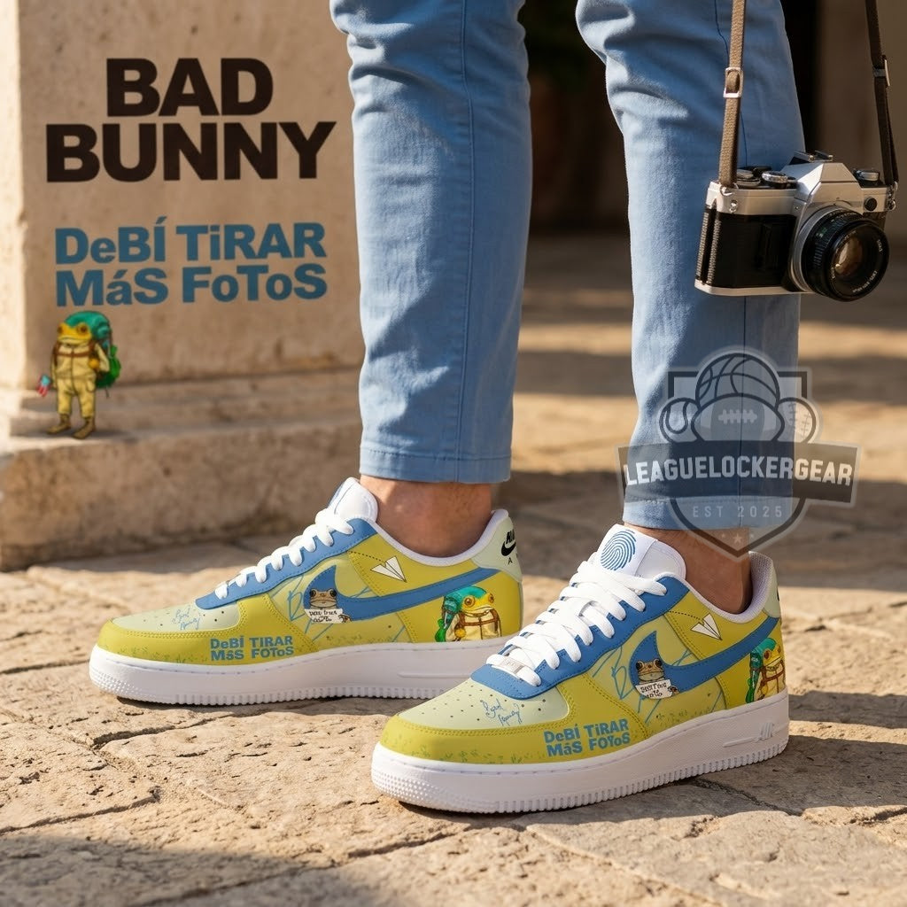 Bad Bunny DeBI TiRAR MAS FOToS World Tour 2026 AF1 Shoes - LeagueLockerGear