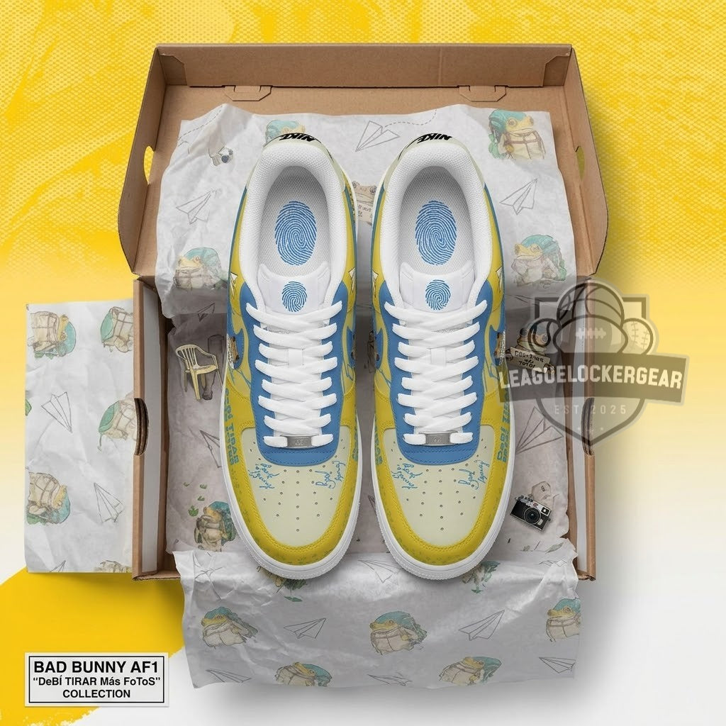 Bad Bunny DeBI TiRAR MAS FOToS World Tour 2026 AF1 Shoes - LeagueLockerGear