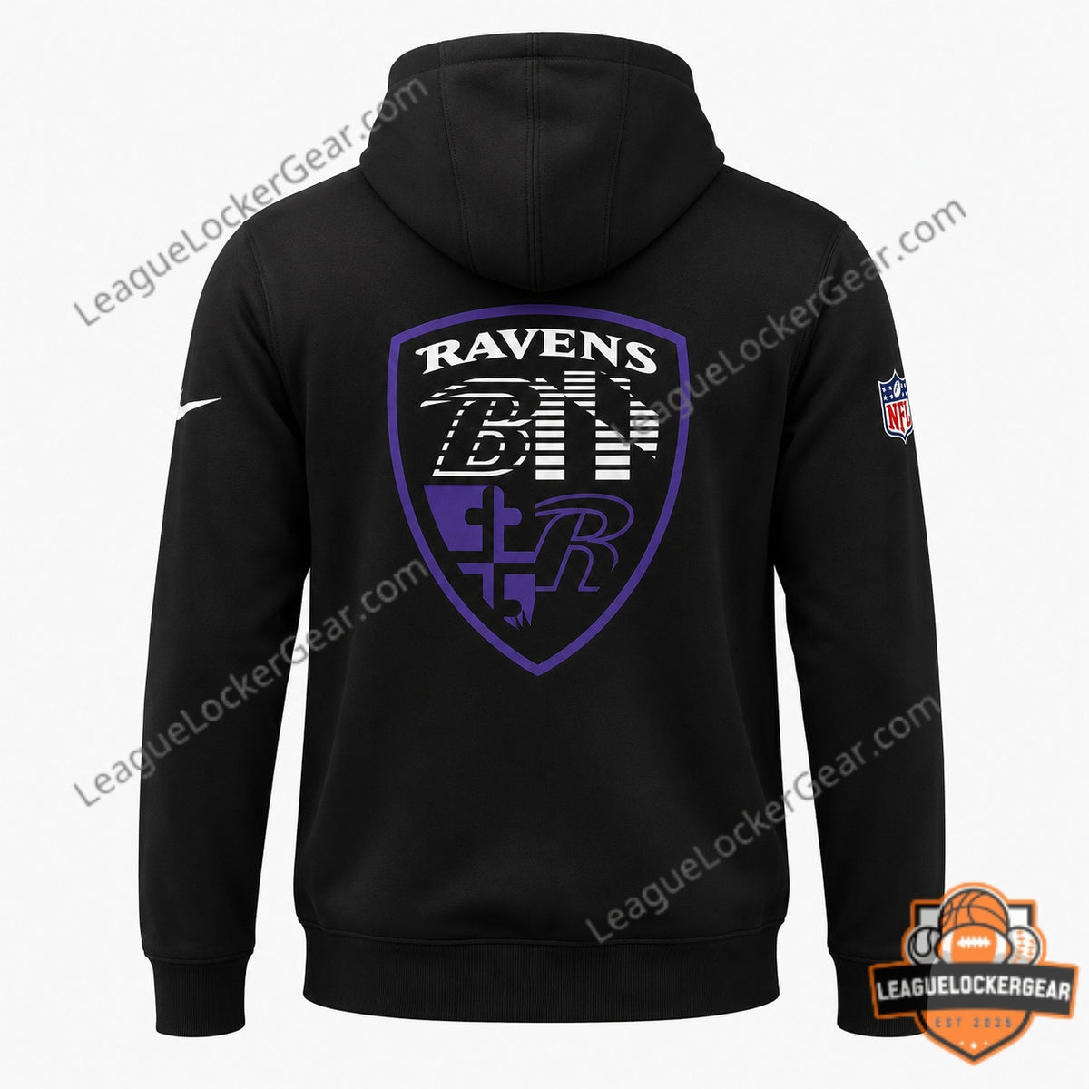 Baltimore Ravens Engineered for Ravens Hoodie - League Locker Gear