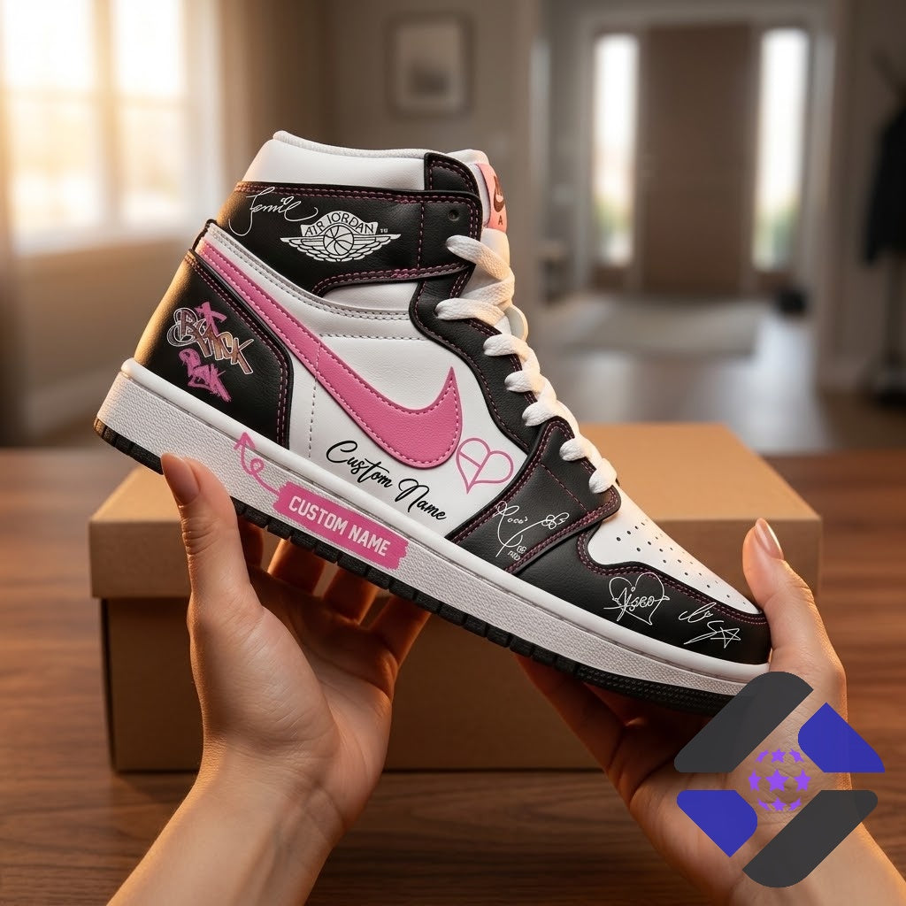 BLACKPINK 10th Anniversary Comeback Custom Name JD1 Shoes