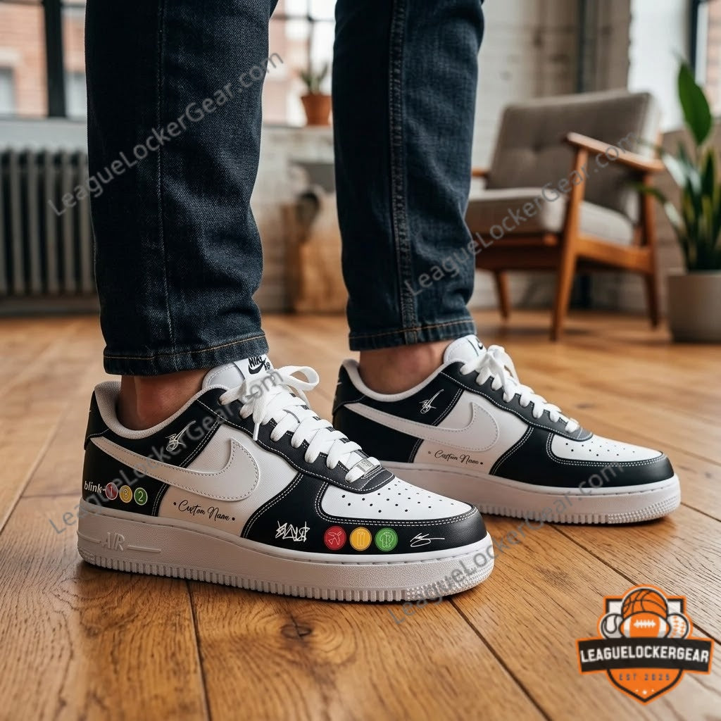 Blink-182 Missionary Impossible Tour Signature Custom Sneaker - LeagueLockerGear