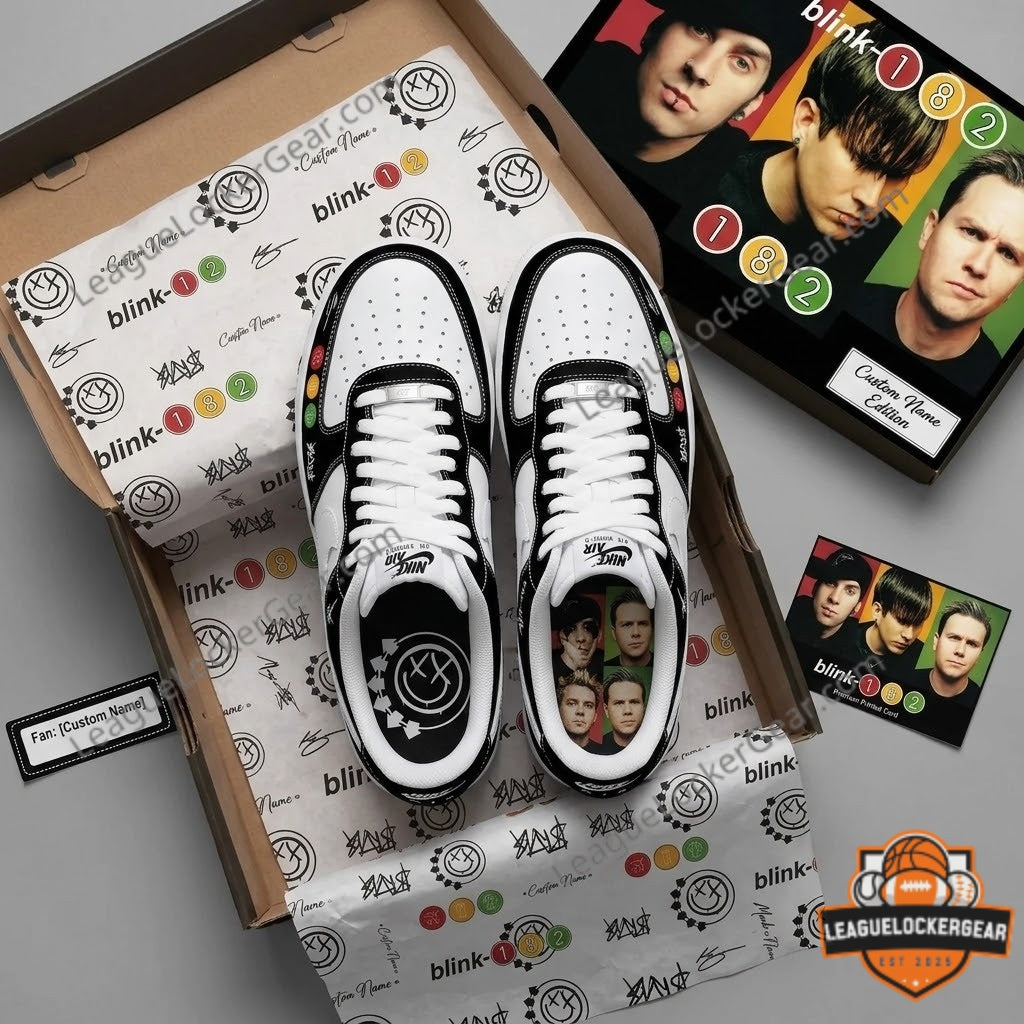 Blink-182 Missionary Impossible Tour Signature Custom Sneaker - LeagueLockerGear
