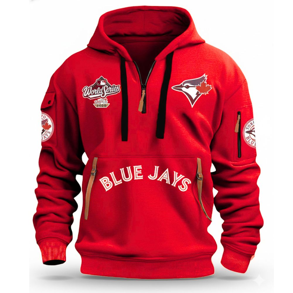 Toronto Blue Jays World Series 2025 Hoodie – Zip Pullover Sweatshirt - LeagueLockerGear