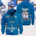 Los Angeles Dodgers 2025 World Series Champions 2D Quarter Zip Hoodie | Buy for only at THK BUY