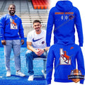 Boise State Broncos 40th Anniversary Football Hoodie T-Shirt S-5XL