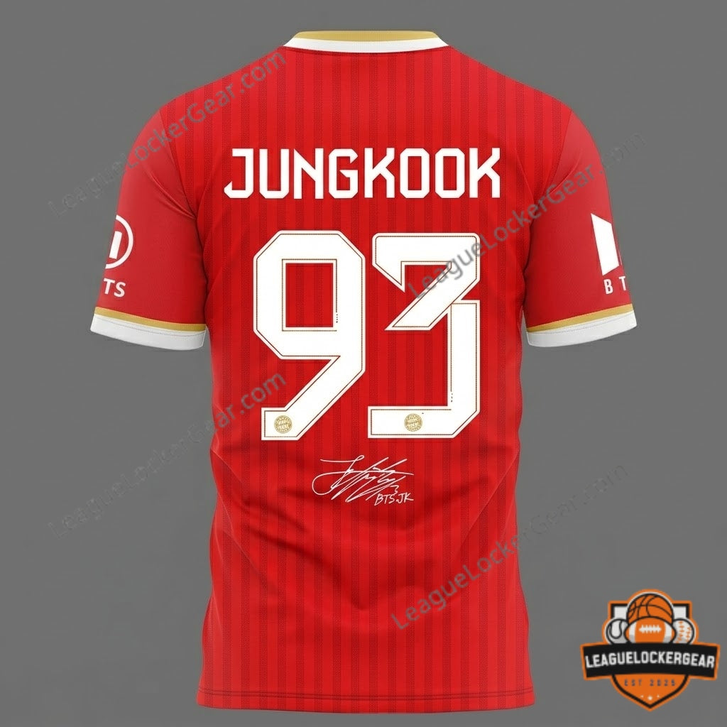 BTS FC Bayern Munich Jungkook Football Jersey - LeagueLockerGear