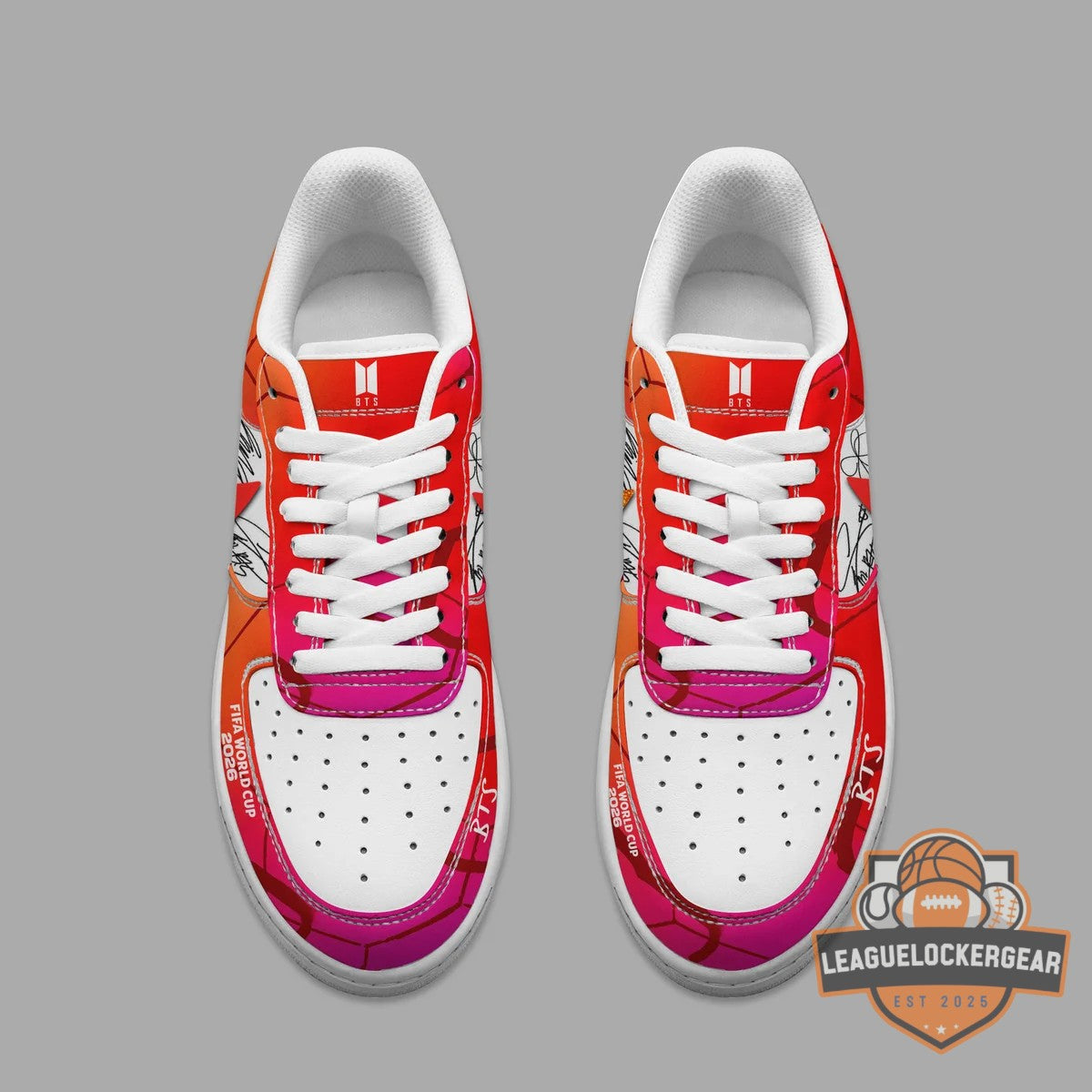 BTS FIFA World Cup 2026 Custom Nike Air Force 1 Shoes - LeagueLockerGear