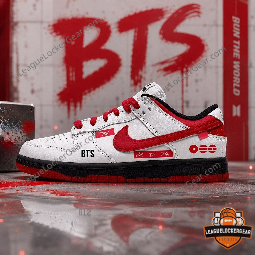 K-Pop BTS ARIRANG Nike Dunk Low Concept Sneakers - LeagueLockerGear