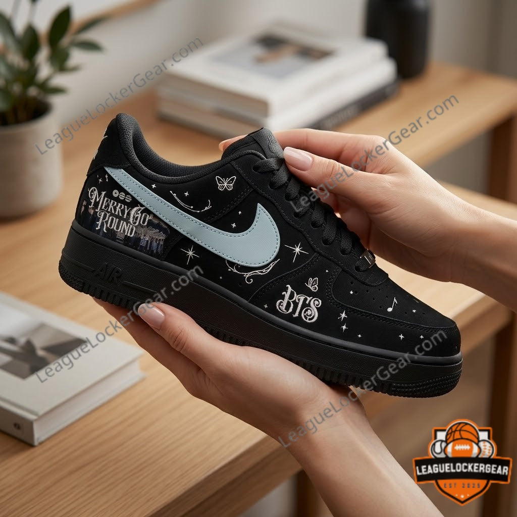 BTS Special Arirang Merry Go Round 2026 Air Force 1 Shoes - LeagueLockerGear