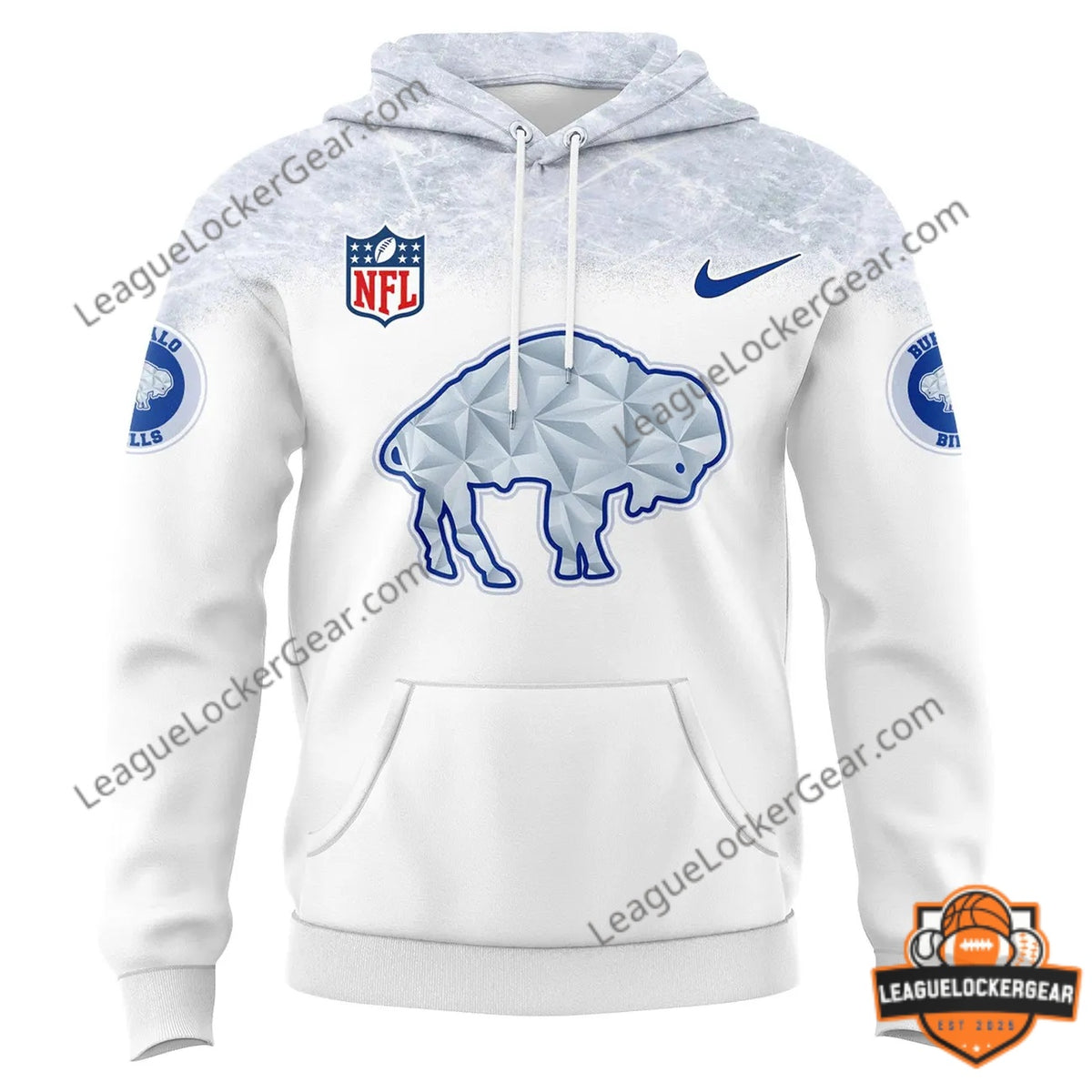 Buffalo Bills 2026 Cold Front Rivalries Uniform Pullover Hoodie - LeagueLockerGear