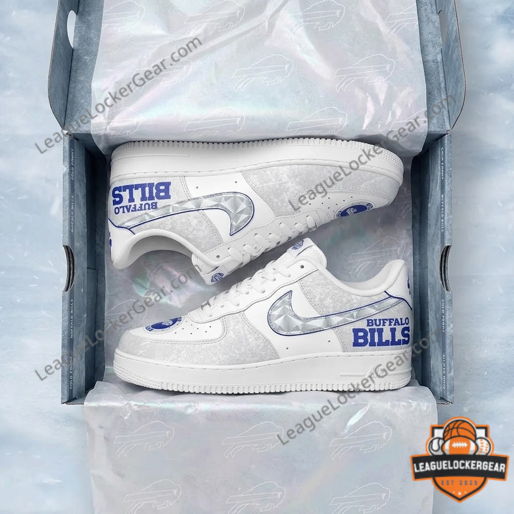 Buffalo Bills 2026 Rivalries Cold Front Air Force 1 Sneakers - LeagueLockerGear