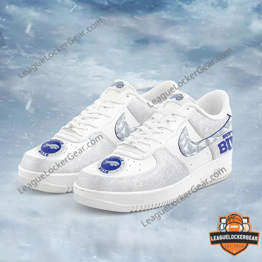 Buffalo Bills 2026 Rivalries Cold Front Air Force 1 Sneakers - LeagueLockerGear