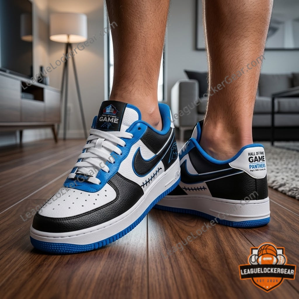 Carolina Panthers Hall of Fame Game 2026 Nike Air Force 1 Shoes - LeagueLockerGear