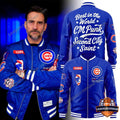 CM Punk Chicago Cubs Blue Varsity Jacket - LeagueLockerGear