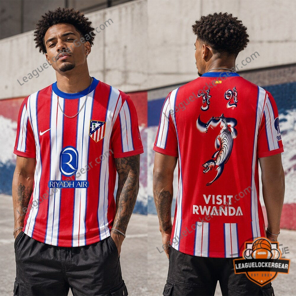 Atletico Madrid Over the Pitch Hyeokpil Soccer Jersey - LeagueLockerGear