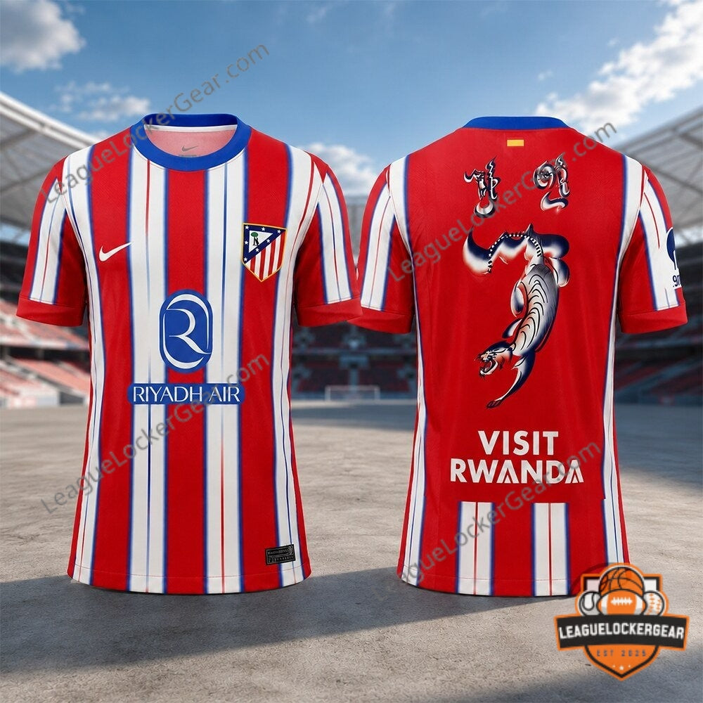 Atletico Madrid Over the Pitch Hyeokpil Soccer Jersey - LeagueLockerGear