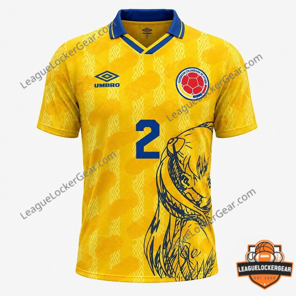 Colombia x Neon Genesis Evangelion World Cup 2026 Jersey - LeagueLockerGear