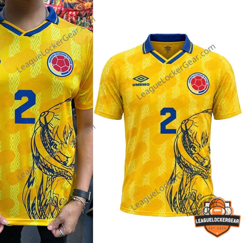 Colombia x Neon Genesis Evangelion World Cup 2026 Jersey - LeagueLockerGear