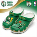 Boston Celtics NBA Crocs Clogs – “Bleed Green” Lucky Leprechaun Unrivaled Fan Footwear - LeagueLockerGear