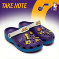 Utah Jazz NBA Crocs Clogs – “Take Note” Dynamic Team Gear - LeagueLockerGear
