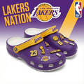 LA Lakers NBA Crocs Clogs – “Showtime” Purple Gold Championship Fan Gear - LeagueLockerGear