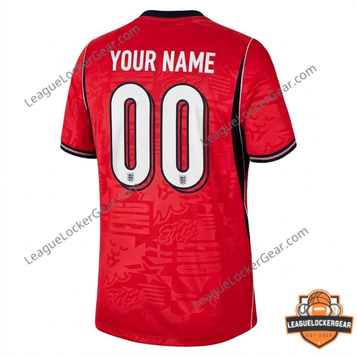 England World Cup 2026 Custom Football Jersey - LeagueLockerGear
