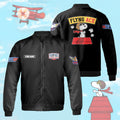 Personalized Snoopy 'Flying Ace' Bomber Jacket | Buy for only at THK BUY