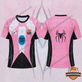 FC Barcelona Spider-Man Gwen Pink Edition Football Jersey - LeagueLockerGear