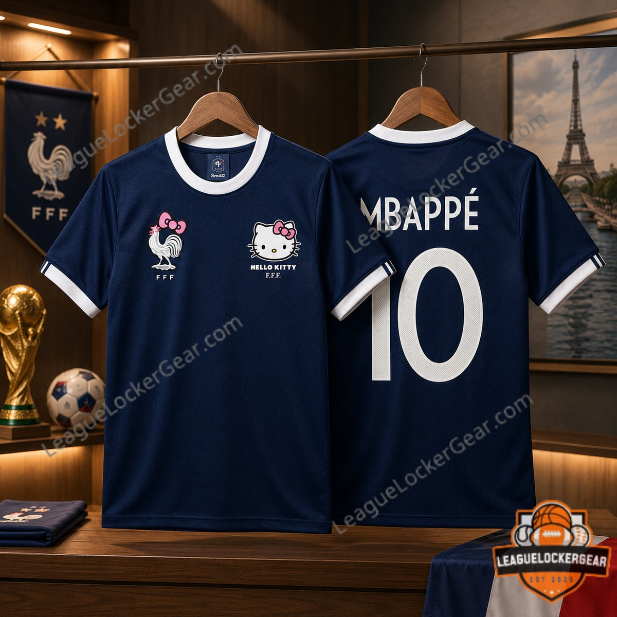 France Kylian Mbappé x Hello Kitty Soccer Jersey - LeagueLockerGear