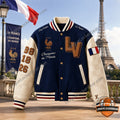 Louis Vuitton FFF Champions du Monde Print Bomber Jacket 2026 - LeagueLockerGear
