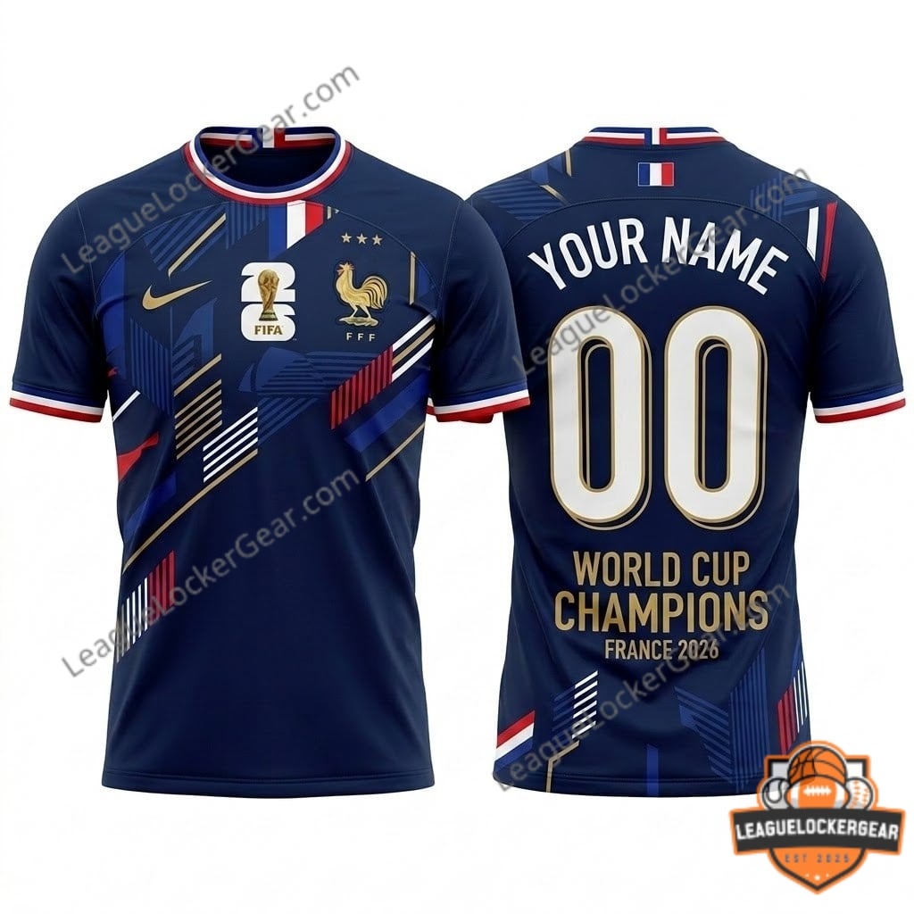 France World Cup Champions 2026 Football Jersey - LeagueLockerGear