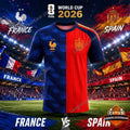 France vs Spain World Cup 2026 Football Jersey - LeagueLockerGear