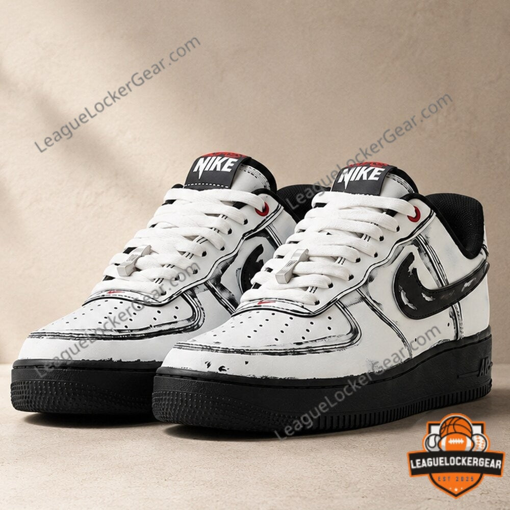Ghostface Halloween 2026 Nike Air Force 1 Sneakers - LeagueLockerGear