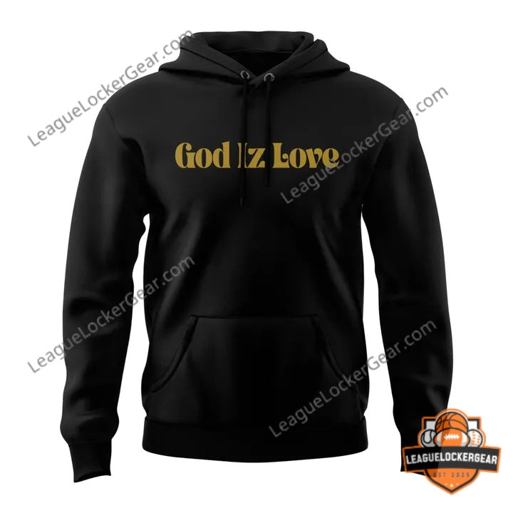 God Iz Love New Orleans Saints Hoodie - LeagueLockerGear