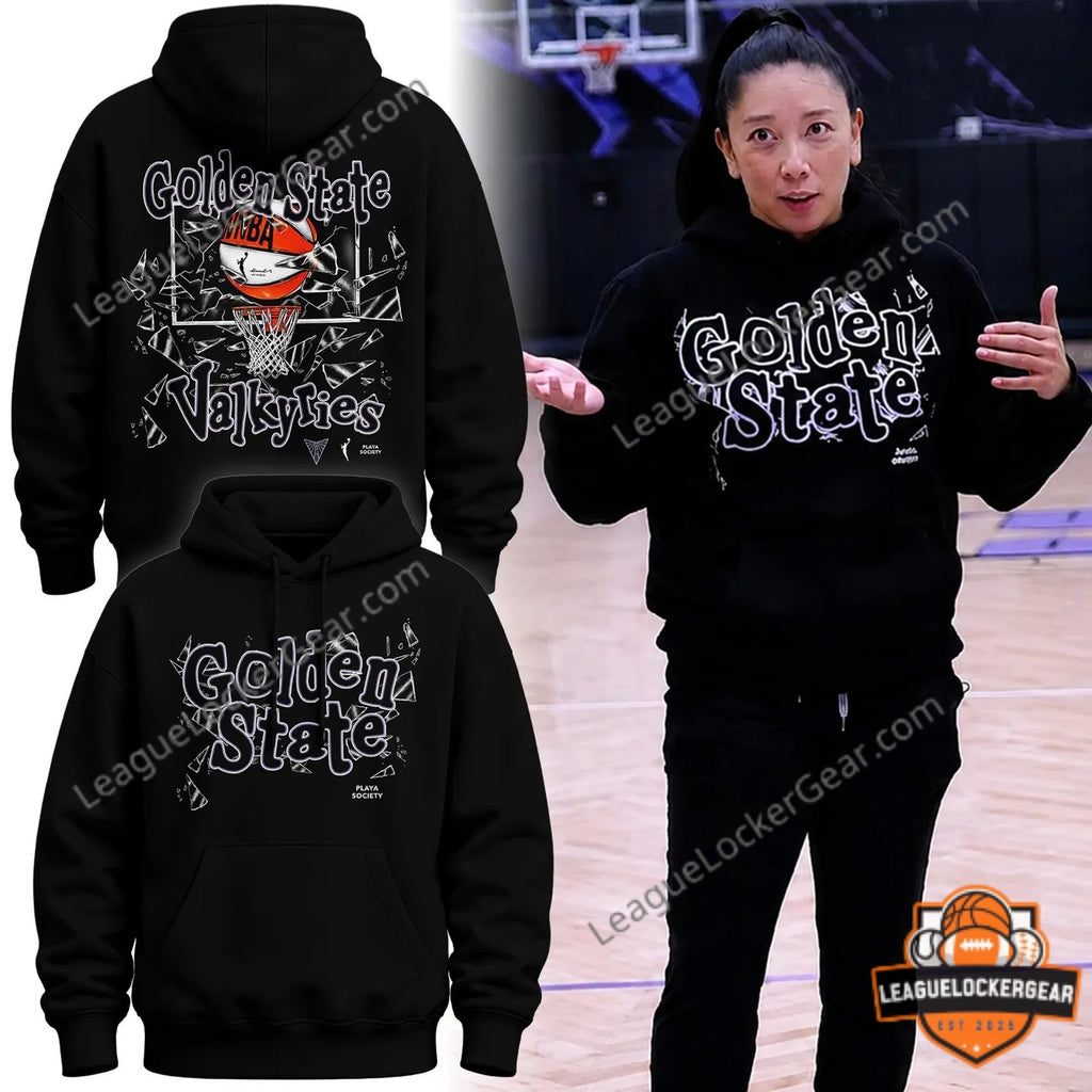 Head coach Natalie Nakase Golden State Valkyries 2026 Hoodie - LeagueLockerGear